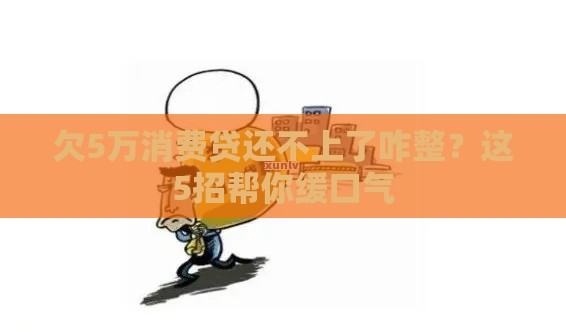 欠5万消费贷还不上了咋整？这5招帮你缓口气