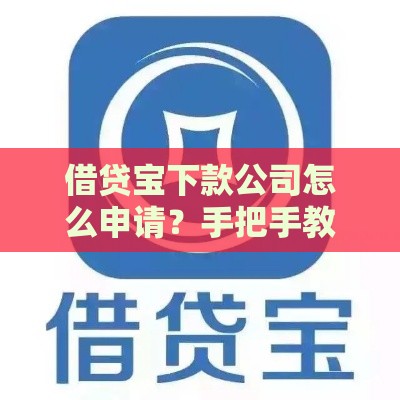借贷宝下款公司怎么申请？手把手教你全流程