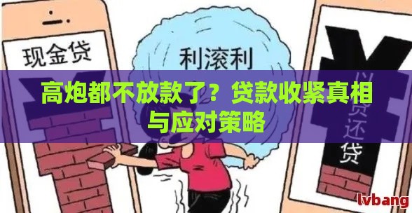 高炮都不放款了？贷款收紧真相与应对策略
