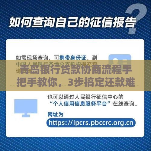 青岛银行贷款协商流程手把手教你，3步搞定还款难题
