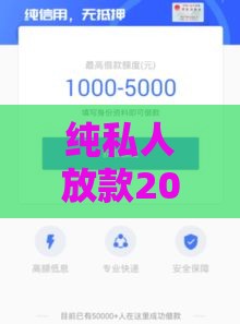 纯私人放款20000当天联系 快速到账攻略