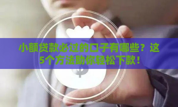 小额贷款必过的口子有哪些？这5个方法助你轻松下款！