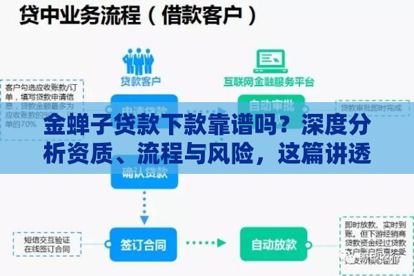 金蝉子贷款下款靠谱吗？深度分析资质、流程与风险，这篇讲透！