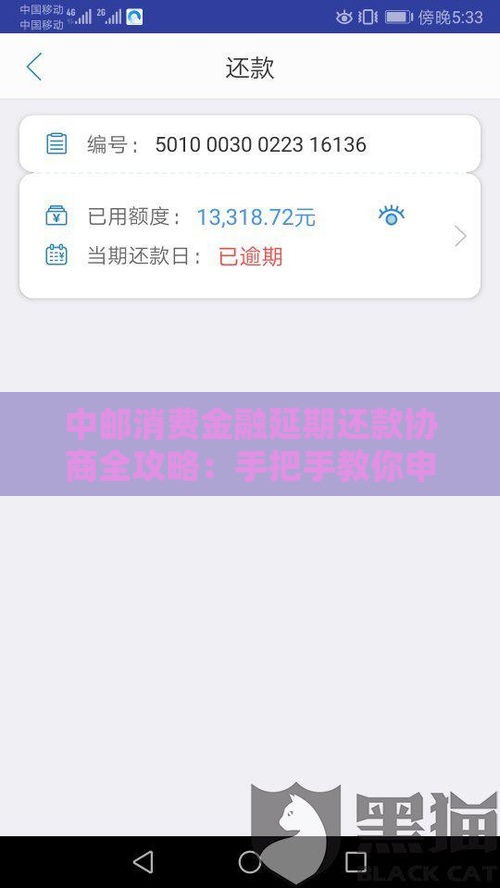中邮消费金融延期还款协商全攻略：手把手教你申请技巧