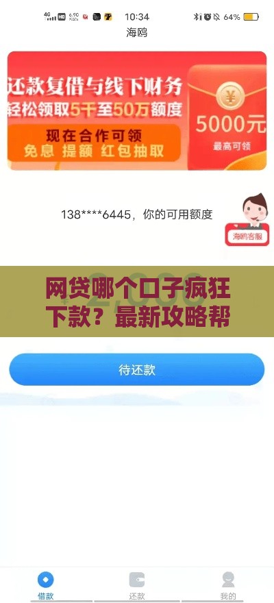 网贷哪个口子疯狂下款？最新攻略帮你快速到账！
