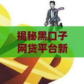揭秘黑口子网贷平台新玩法：大额贷款背后的创新模式解析