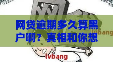 网贷逾期多久算黑户啊？真相和你想的不一样！