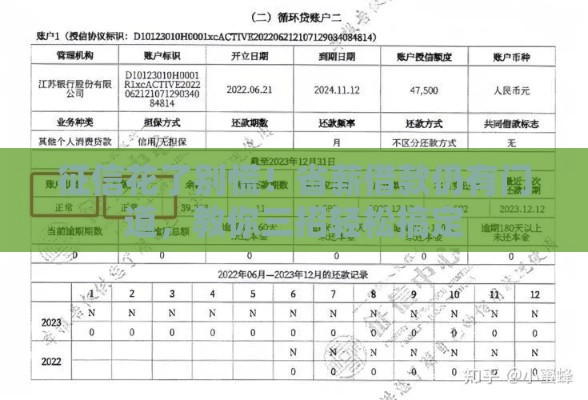征信花了别慌！省薪借款仍有门道，教你三招轻松搞定