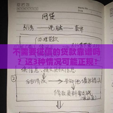不需要征信的贷款靠谱吗？这3种情况可能正规！
