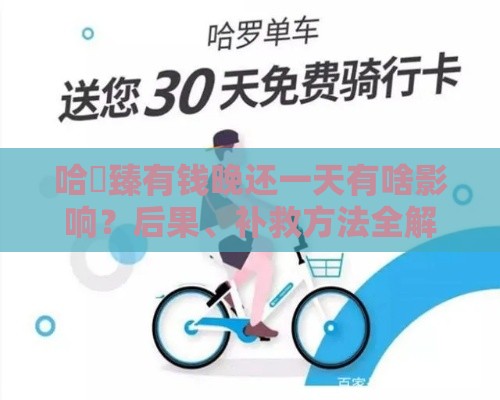 哈啰臻有钱晚还一天有啥影响？后果、补救方法全解析！
