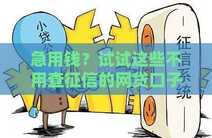 急用钱？试试这些不用查征信的网贷口子，秒到账真靠谱！