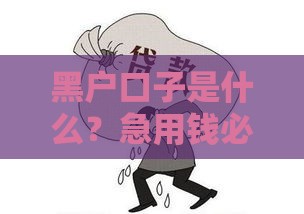 黑户口子是什么？急用钱必看的贷款避坑指南