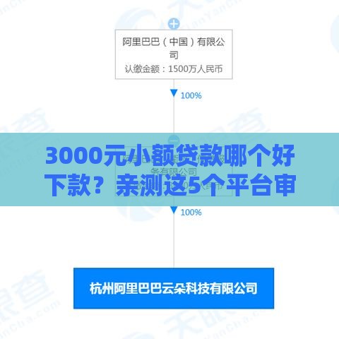 3000元小额贷款哪个好下款？亲测这5个平台审核快