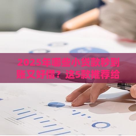 2025年哪些小贷款秒到账又好借？这5款推荐给你试试！
