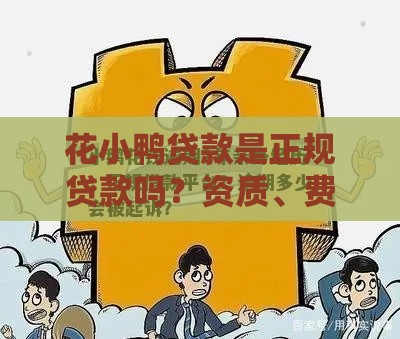 花小鸭贷款是正规贷款吗？资质、费用、用户评价全解析