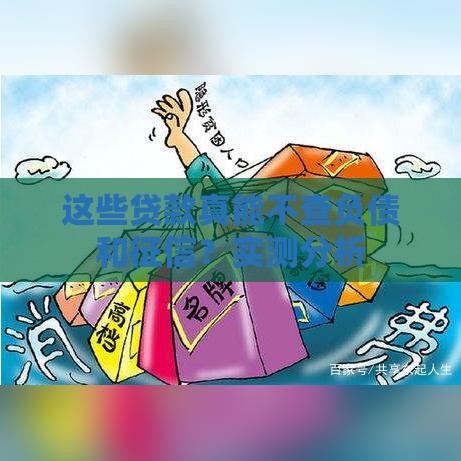 这些贷款真能不查负债和征信？实测分析
