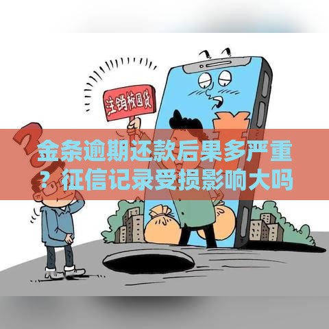 金条逾期还款后果多严重？征信记录受损影响大吗？