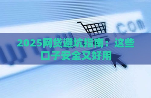 2025网贷避坑指南：这些口子安全又好用