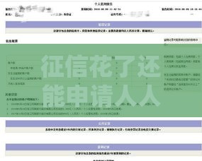 征信花了还能申请人人贷吗？必看攻略来了！