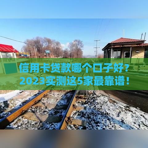信用卡贷款哪个口子好？2023实测这5家最靠谱！