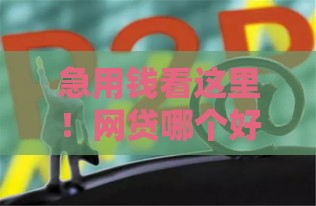 急用钱看这里！网贷哪个好下款啊？手把手教你选对平台