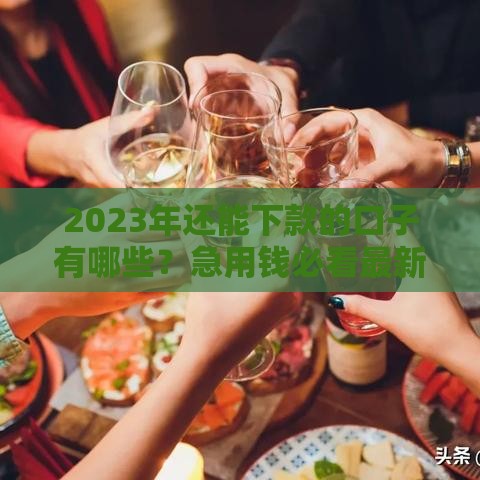 2023年还能下款的口子有哪些？急用钱必看最新整理！
