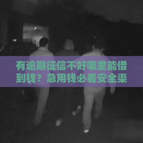 有逾期征信不好哪里能借到钱？急用钱必看安全渠道！