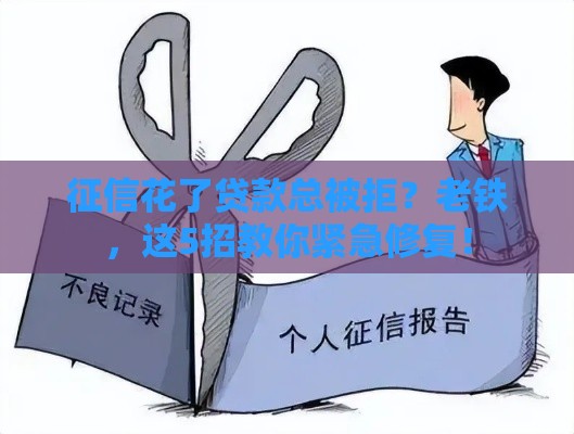 征信花了贷款总被拒？老铁，这5招教你紧急修复！