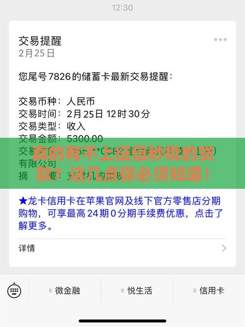真的有不上征信秒批的贷款？这几点你必须知道！