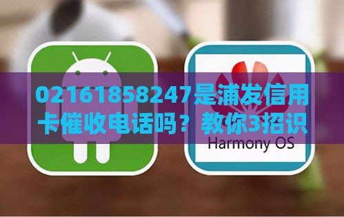02161858247是浦发信用卡催收电话吗？教你3招识别方法