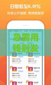 急需用钱别发愁！这些正规贷款口子总有一款适合你