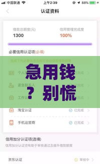 急用钱？别慌！贷款花了还能下款的渠道全解析