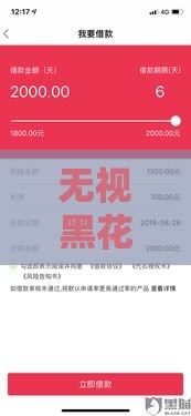 无视黑花白？急速下款口子大揭秘！