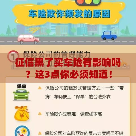 征信黑了买车险有影响吗？这3点你必须知道！