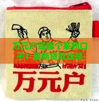 万元户是哪个系列口子？最新贷款攻略看这里！