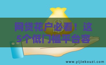 网贷花户必看！这5个低门槛平台容易申请，轻松解决资金难题