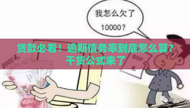 贷款必看！逾期债务率到底怎么算？干货公式来了