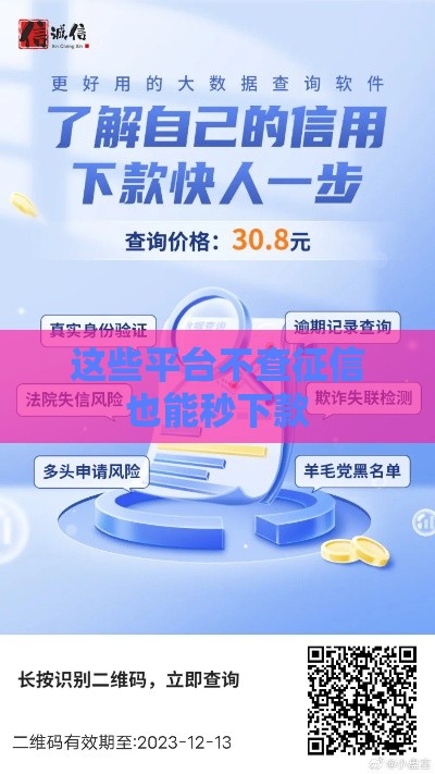 这些平台不查征信也能秒下款