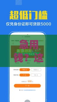 急用钱？这5个借款App开口子快，审核秒过！