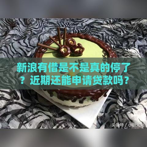 新浪有借是不是真的停了？近期还能申请贷款吗？