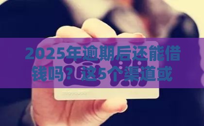 2025年逾期后还能借钱吗？这5个渠道或许能帮到你