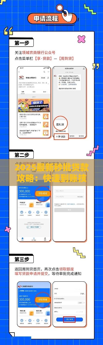2025最新秒批贷款攻略：快速到账技巧实测！