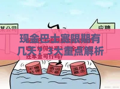 现金巴士宽限期有几天？3大重点解析助你避坑！