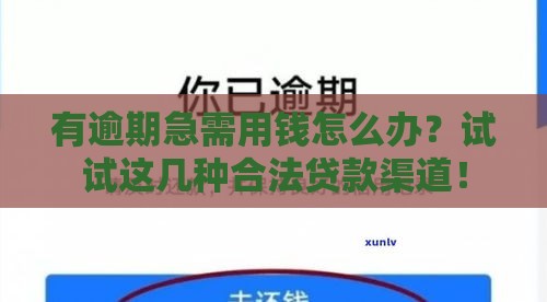有逾期急需用钱怎么办？试试这几种合法贷款渠道！