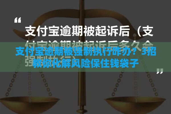 支付宝逾期被强制执行咋办？3招教你化解风险保住钱袋子