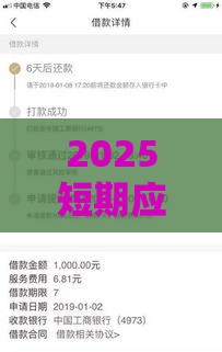 2025短期应急贷款口子盘点：这5个渠道或许能解燃眉之急