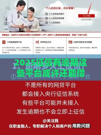 2025征信有逾期这些平台或许还能借到