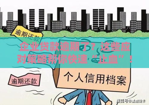 企业贷款逾期了？这些应对策略帮你快速“止血”！