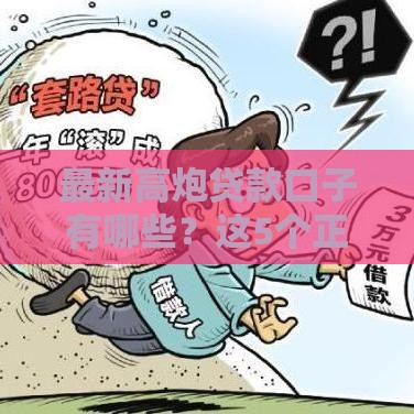 最新高炮贷款口子有哪些？这5个正规渠道快速下款！