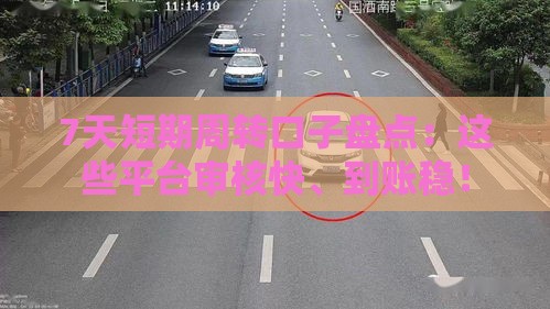 7天短期周转口子盘点：这些平台审核快、到账稳！